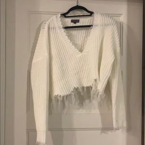 Pretty Little things Crop sweater sz Small